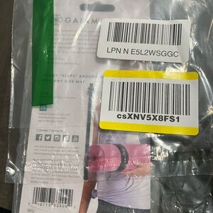 GAIAM Black Yoga Mat Strap